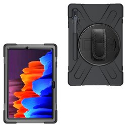 Tuff-Luv Armour Jack Rugged Case & Pen Holder For Samsung Galaxy Tab S7 11" - Black