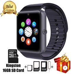 Smart Jderv Watch Gt08 Bluetooth With 16gb Sd Card And Sim Card Slot For Android Samsung Htc Sony Lg Huawei Zte Oppo Xiaomi And