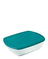 Cook & Store 2.5LT Rectangular Dish With Lid - Clear