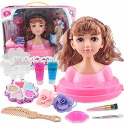 hair and makeup doll head toy