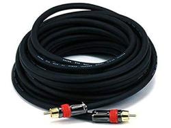 Monoprice 6FT Coaxial Audio video Rca CL2 Rated Cable - RG6 U 75OHM For S pdif Digital Coax Subwoofer & Composi
