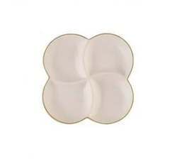 10" Divided Ceramic Luxury Plate- ZG8-636A