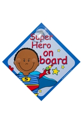 Jackflash Super Hero Baby On Board Sign