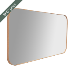Rectangular Oak Deep Frame Mirror