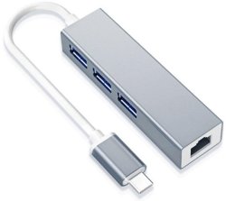 Type-c To 3-PORT USB 3.0 + Gigabit Lan