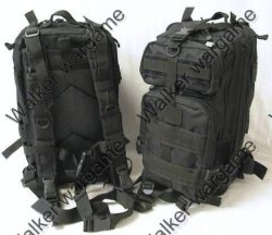 3p Molle Assault Backpack Bag - Swat Black Rsa Seller