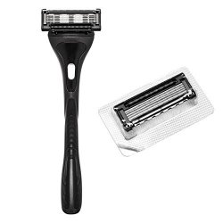 King Of Shaves 5-BLADE Razor With Precision Trimmer & 2-CARTRIDGES Not Compatible With Azor 4 Or 5