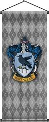 Harry Potter Style Banner - Ravenclaw Flag 43IN X 16IN - High Quality Wall Scroll - Ready To Hang - Perfect Barware Man Cave