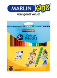 Marlin Kids Colour Pencils Long