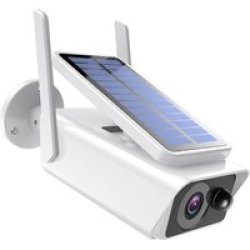 Wireless Solar Powered Ip Security Camera With Two Way Audio 1080P IP66 Water Resistant