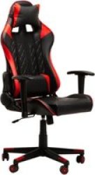 Highback Luxury Gaming Chair AH594 Black red