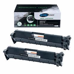 Digitoner Compatible High Yield Hp 17A CF217A Toner Cartridge Replacement For Hp 17A CF217A Black 2 Pack