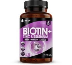 Biotin Hair Growth Supplement High Strength 3 Month Supply