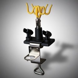 4 Airbrush Holder Clamp-on Table Top Mount Station Kit