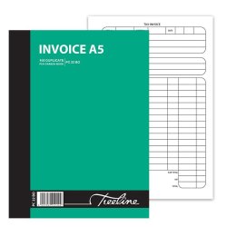 Treeline A5 Duplicate Pen Carbon Invoice Book