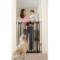 Dreambaby Chelsea Extra Tall Auto Close Security Gate With Extensions Black