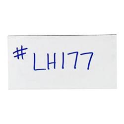White 4 Length x 1 Width Aviditi LH172 Magnetic Warehouse Labels Strip Case of 25 