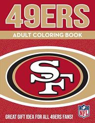 Nfl San Francisco 49ERS Adult Coloring Booknfl Adult Coloring Book Red Gold 96 Coloring Pages