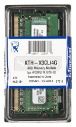 Kingston Kth-x3cl 4g 204pin 4gb 12800 1600mhz So Dimm Laptop Memory Module