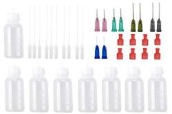  HaBeuniver 30Milliliter Precision Applicator Bottle with Blunt  Tip Needle and Cap, 14ga 16ga 18ga 20ga 22ga Blunt Needles