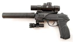 Gamo Pt85 Blowback Tactical Kit Co2 Powered Air Pistol Brand New