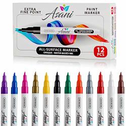 Deals on Paint Pens Acrylic Markers Set 12-COLOR For Rock Painting