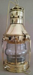 Ship Anchor Lamp. Brass Nb4