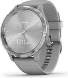 Garmin Vivomove 3 Sport Hybrid Smartwatch Powder Grey silver