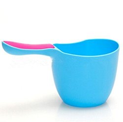 Shopline Rinse Cup For Baby Shower Shampoo Washing Blue