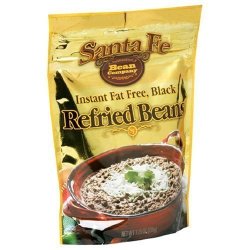Santa Fe Bean Co. Instant Fat Free Black Refried Beans 7.25-OUNCE Pack Pack Of 8