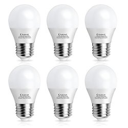 A15 LED Bulb 60WATTS Equivalent Ambima G45 7 Watt Appliance Light Bulb Daylight White 5000K 700LUMENS A15 Refrigerator Light Bulb With E26 Medium Base