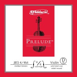 D'addario Prelude Medium Tension 4 4 Scale Violin D Single String