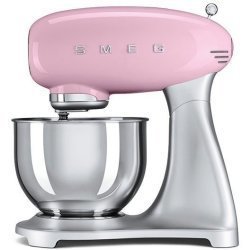 Smeg 50's Style Retro Stand Mixer in Pastel Pink