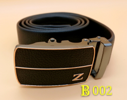 Mens Automatic Buckle Leather Belt