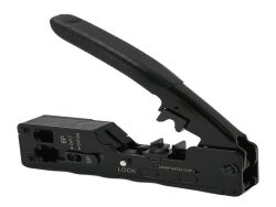 Precision RJ45 Crimp Tool: Safety Lock CAT5E 6E 7E Support