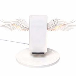 Wireless Charger Wireless Charger Stand Angel Wings Wireless Charger For Iphone XS MAX XR XS X 8 8 Plus Samsung S10 S10+ S9 S9+ S8 S8+ S7 S7 EDGE S6 Edge Google Pixel 3 XL AIRPODS2