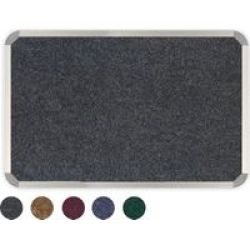 Parrot 900x900mm Carpet Bulletin Board with Aluminium Frame in Spice Brown