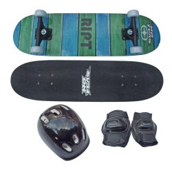 No Fear 28IN Skateboard Set