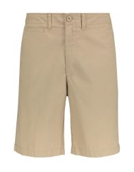 Flat Front Cotton Shorts
