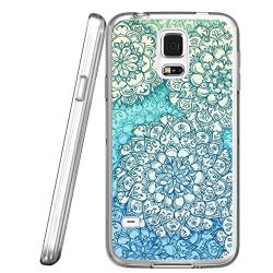 S5 Case Blue Mandala Laaco Scratch Resistant Tpu Gel Rubber Soft Skin Silicone Protective Case Cover For Samsung Galaxy S5