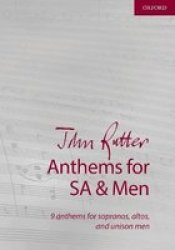 John Rutter Anthems For Sa Men - Vocal Score Sheet Music