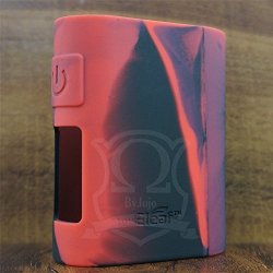 Modshield For Istick Pico Mega Eleaf 80W Tc Silicone Case Byjojo Protective Cover Shield Skin Wrap Red black