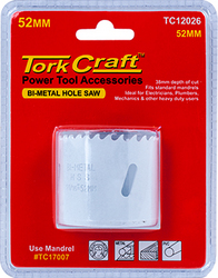 Tork Craft Hole Saw Bi-metal 52MM