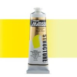 Matisse Structure Acrylic Paint 75ML Tube Cadmium Yellow Light