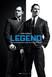 Legend - Movie Poster 24" X 36" Glossy Finish Thick 8MIL : Tom Hardy Emily Browning