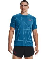 Men's Ua Breeze 2.0 Trail Running T-Shirt - Cruise Blue Md