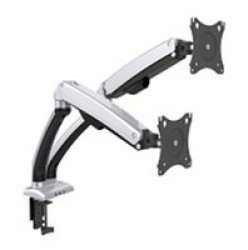 ULP-DM02 Monitor Desk Mount Double Arm - 12" To 30