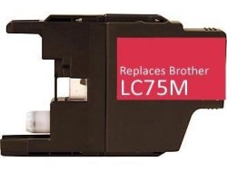 Laser Tek Services Compatible Ink Cartridge Replacement For Brother LC75M Magenta 1-PACK