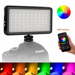 Deals on Camera Video Lights Rgb LED Light Photography Studio Lighting  Ultra Color 96+ Cri Cct Temperature 2500K To 8400K Cinematography Smart  Fill Light W pudding App