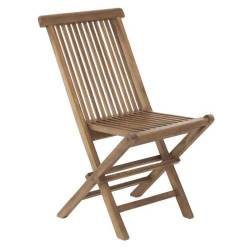 Outdoor Folding Chairs Solid Teak Wood